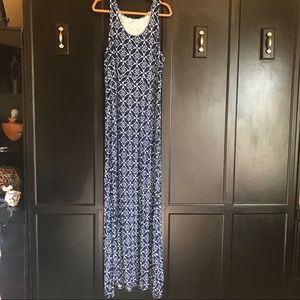 tall navy maxi dress